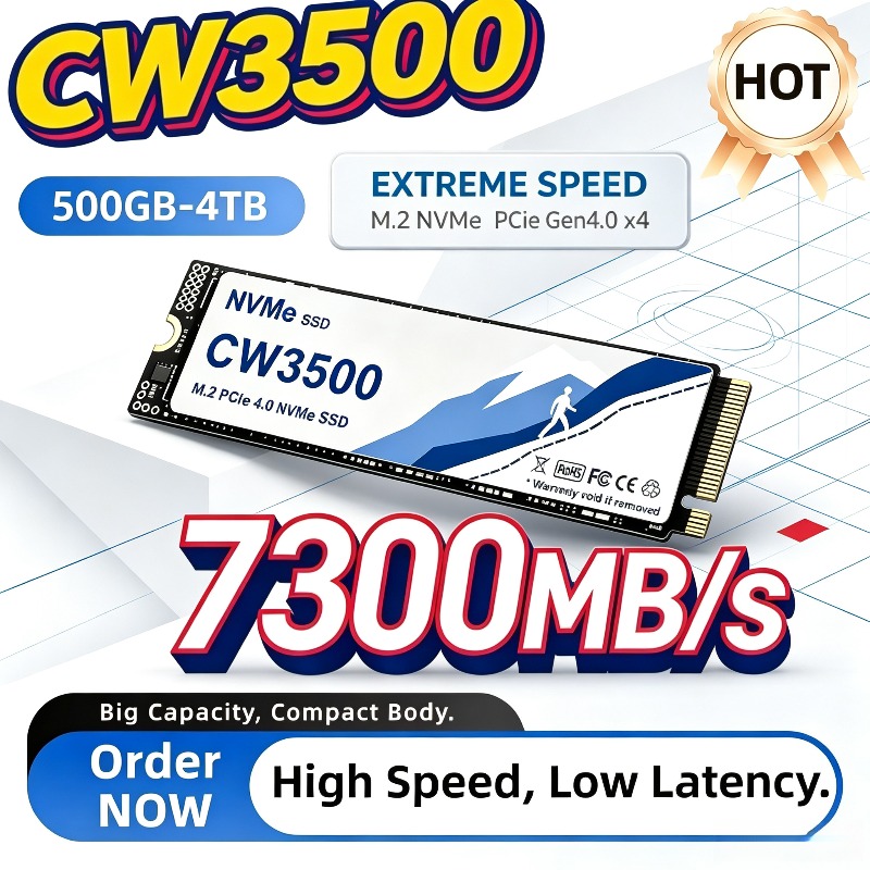 M.2 Nvme 4Tb Pcie 4.0 Ssd - CW3500 M.2 NVMe PCIe 4.0 SSD