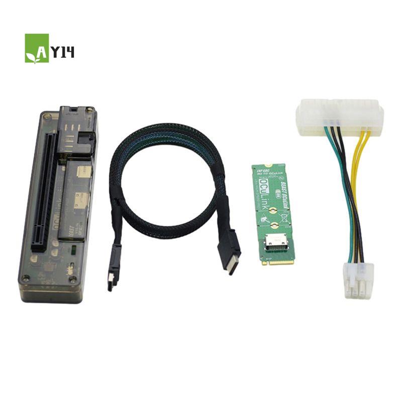 External Gpu Dock Pcie 4.0 Oculink - AY14 -M.2 MKEY - OCULINKアダプター 高速GPUドック