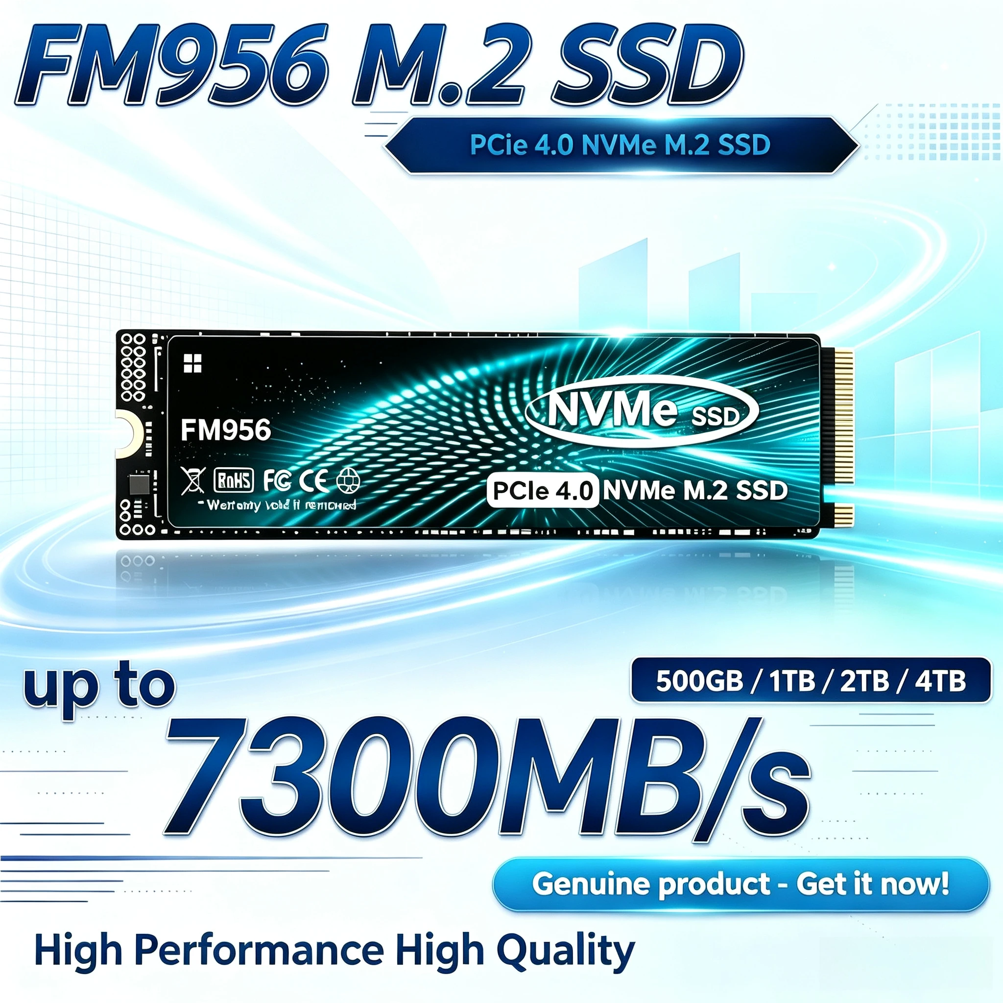 FM956 M.2 2280 NVMe SSD 500GB/ - M.2 Nvme 4Tb Pcie 4.0 Ssd のレビューと価格