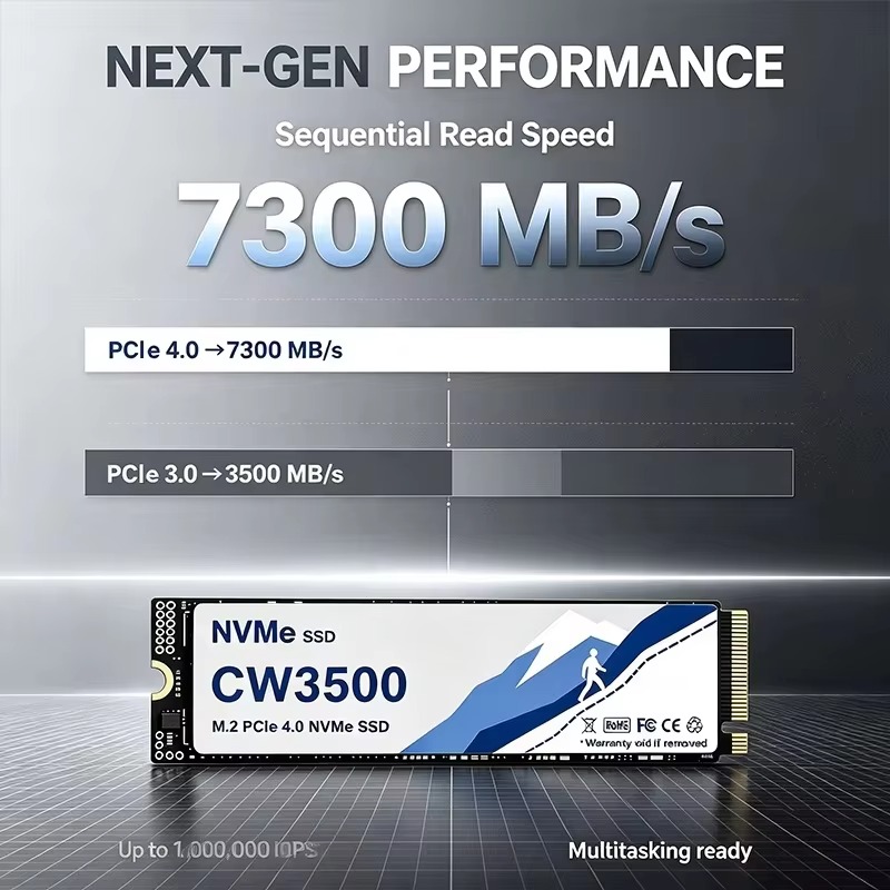 CW3500 M.2 NVMe PCIe 4.0 SSD 1 - M.2 Nvme 4Tb Pcie 4.0 Ssd のレビューと価格