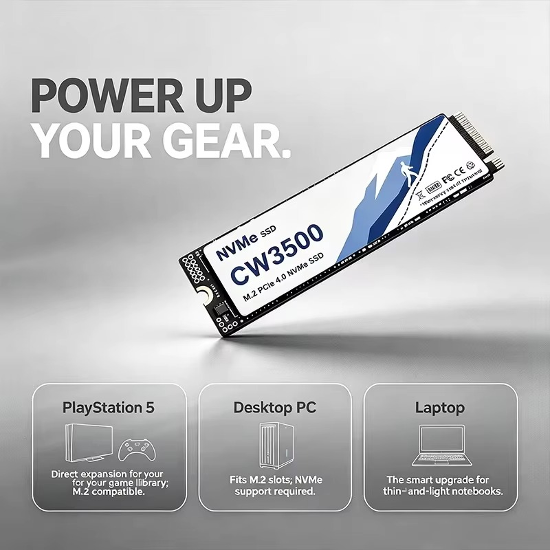 CW3500 M.2 NVMe PCIe 4.0 SSD 1 - M.2 Nvme 4Tb Pcie 4.0 Ssd のレビューと価格