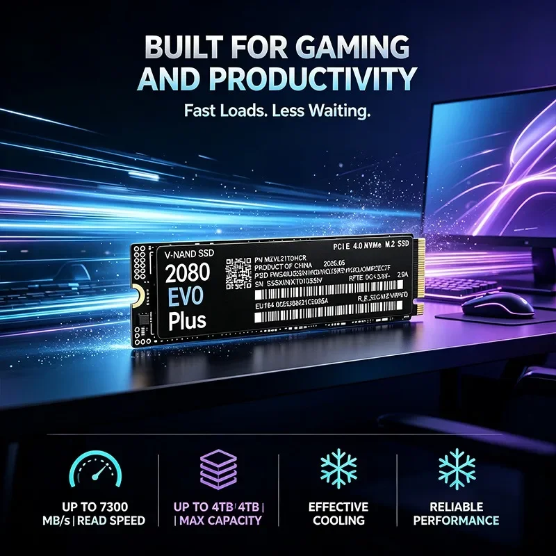 2080 EVO Plus M.2 NVMe 2280 PC - M.2 Nvme 4Tb Pcie 4.0 Ssd のレビューと価格