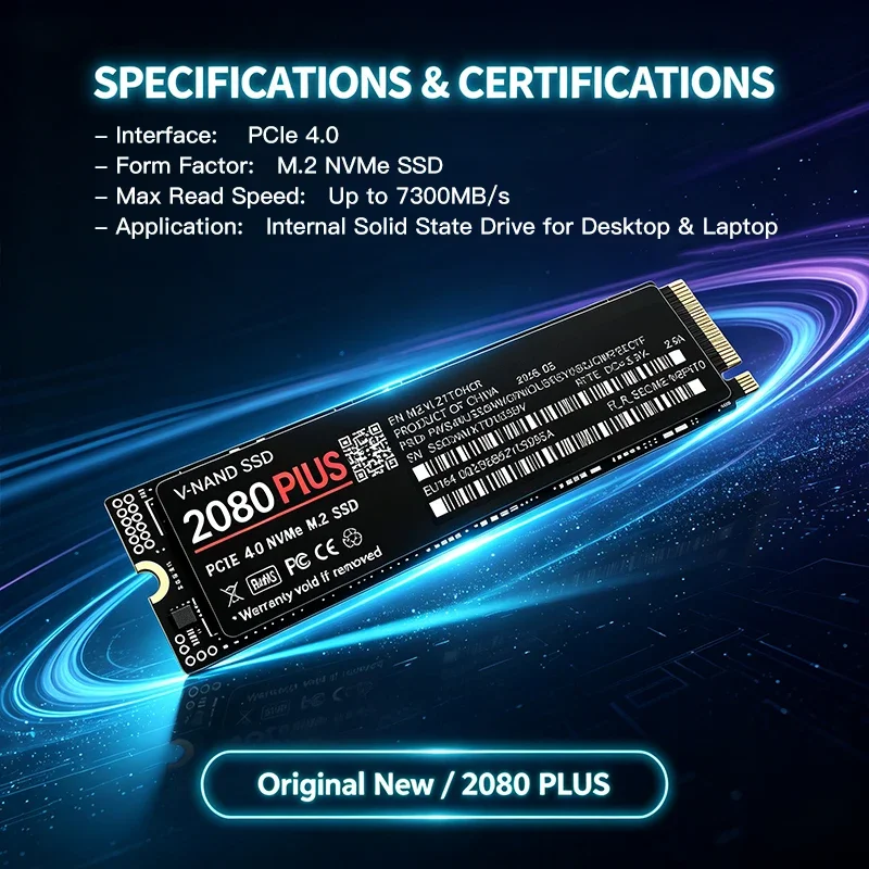 M.2 NVMe PCIe 4.0 SSD 2080 PLU - M.2 Nvme 4Tb Pcie 4.0 Ssd のレビューと価格
